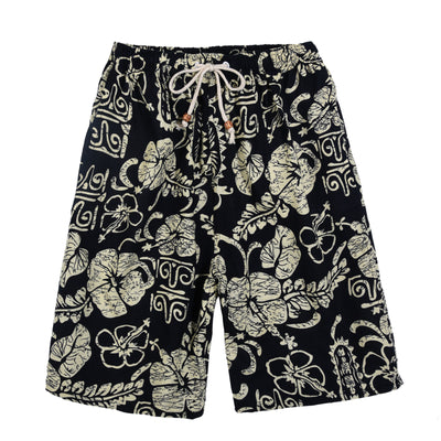 Summer New Cotton And Linen Printing Five-point Men&#039;s Beach Pants Casual Sports Loose Large Size Shorts Men&#039;s Thin Trend