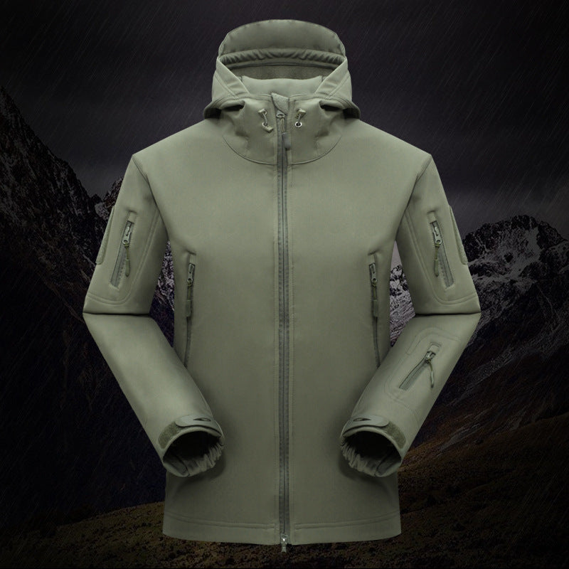 Sharkskin Tactical Jacket Outdoor Waterproof Soft Shell Top Jacket Jacket Fleece