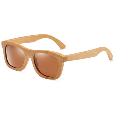 New trendy bamboo sunglasses