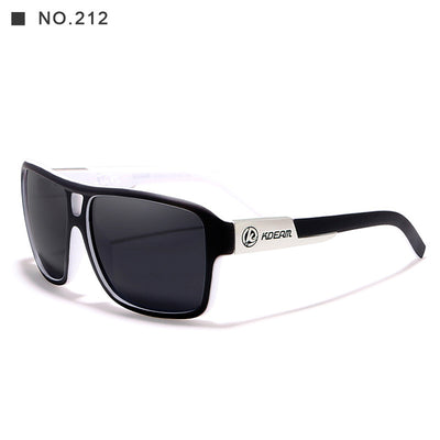 Square Sports Polarized Sunglasses European And American Colorful Big Frame Cycling Glasses