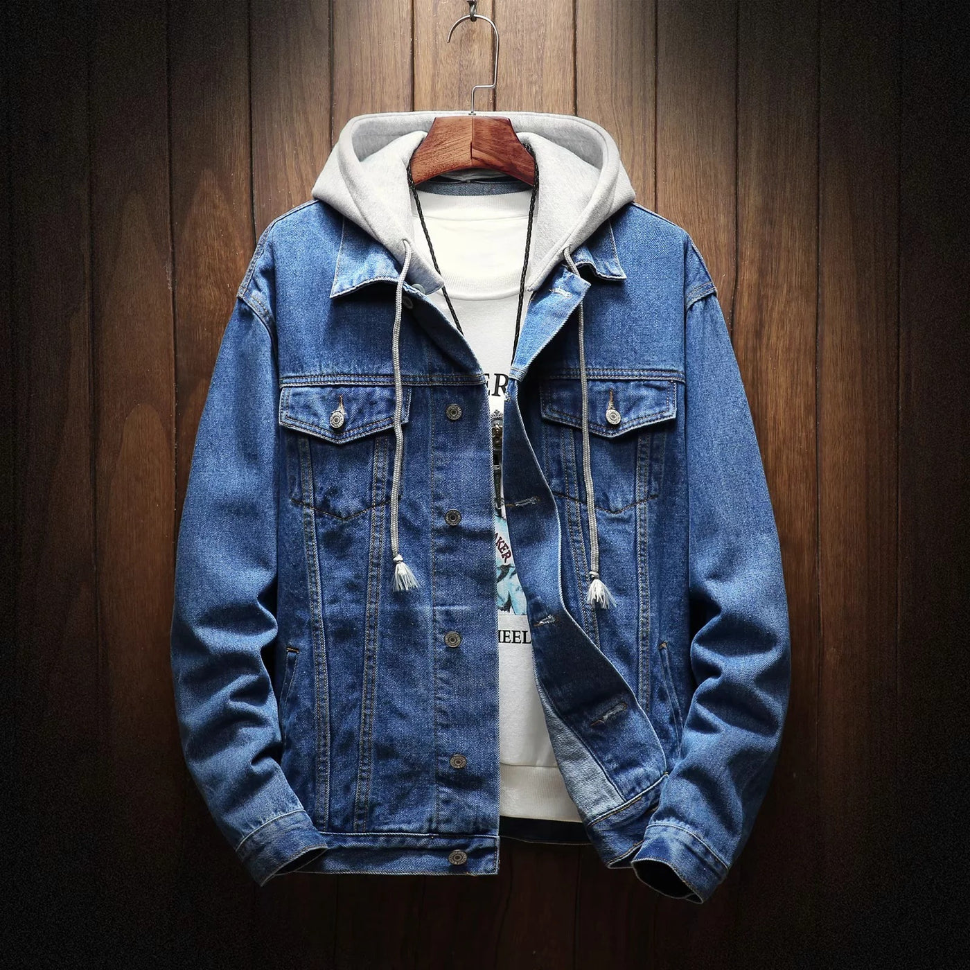 Men&#039;s Denim Jacket Spring And Autumn New Men&#039;s Youth Jacket Korean Style Men&#039;s Fit Jacket Autumn Top