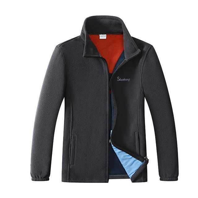 Men&#039;s Jacket Solid Color Casual Straight Hem Side Seam Pockets Rocking Velvet Zipper Spot Ordinary Windbreaker