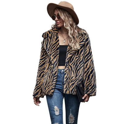 Fashion lapel jacket women long sleeves