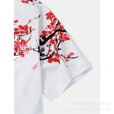 Casual Street Trend Shirts Hawaii Print