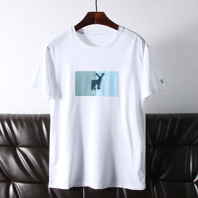 Men&#039;s Summer Three-dimensional Printing Round Neck Short Sleeve Casual T-shirt Tide