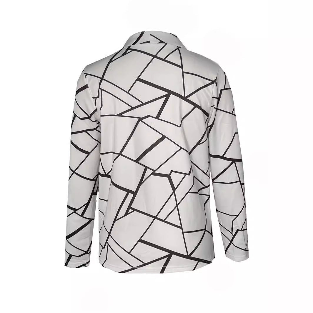 Casual Printed Small Suit Jacket For Women