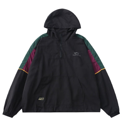 Hooded Pullover Jacket Shell Jacket